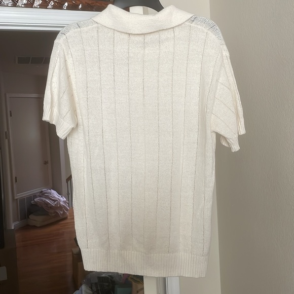 Brand new Zara polo women’s shirt size M beige - Picture 5 of 5